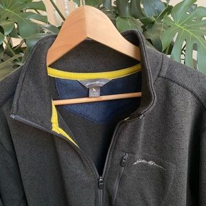 Eddie Bauer quest 1/4- zip pull over